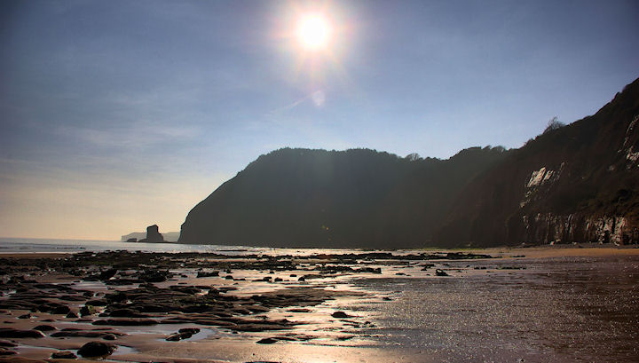 Jacob's Ladder Beach near Sidmouth.