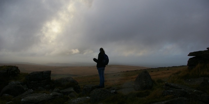 A Dartmoor winter scene. Wild, moody and mesmerising.