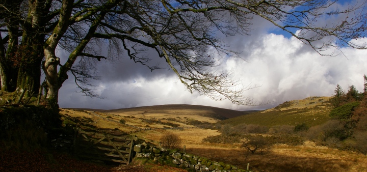 A dramatic Dartmoor sky on an inspiring February day.