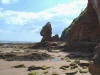 The resort of Sidmouth and its beaches.